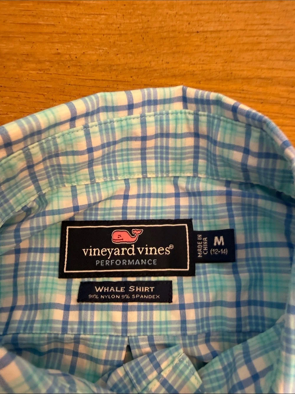 Vineyard Vines Blue Plaid Button-Down Shirt